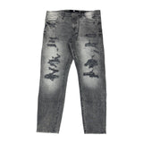 Jordan Craig Martin Distressed Jean — Smoked Grey