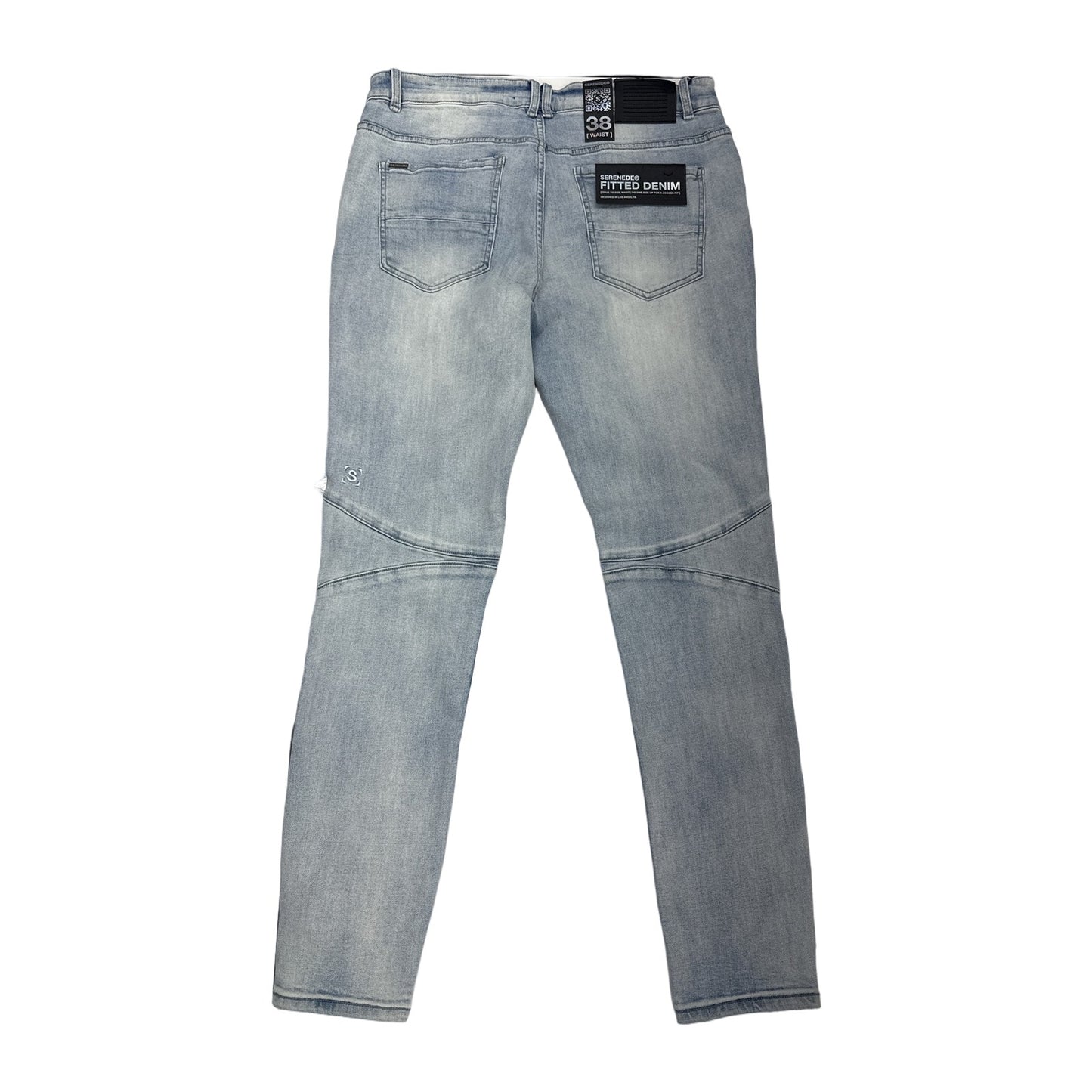 Serenede Fitted Jean — Light Blue