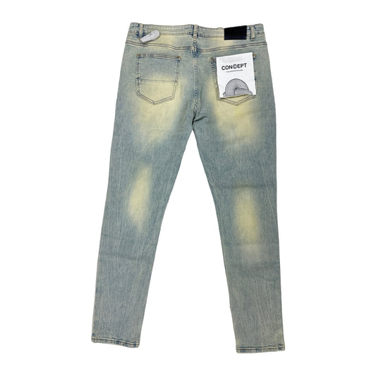 Concept LA "Santos" Jean — Dirty Light Wash — view 2