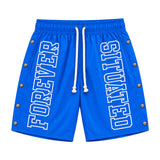 Forever Situated Nylon Track Short — Royal Blue