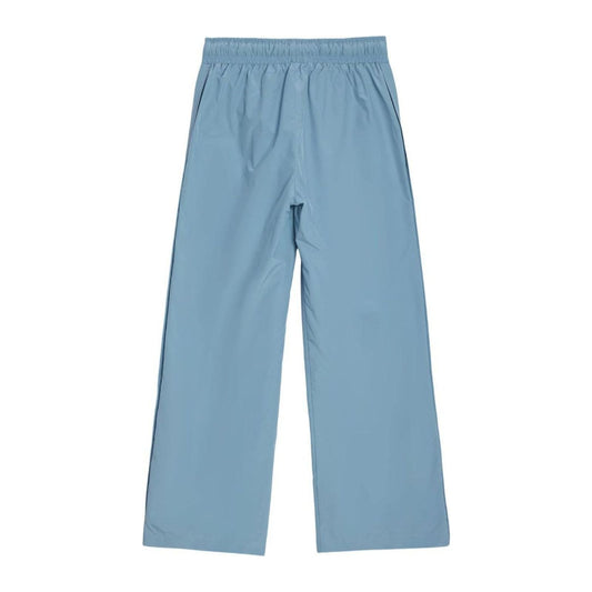 Forever Situated Nylon Tracks Pant — Light Blue — back