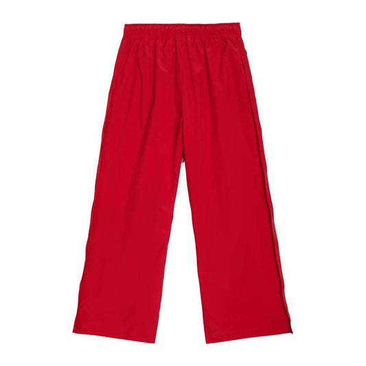 Forever Situated Nylon Tracks Pant — Red — back