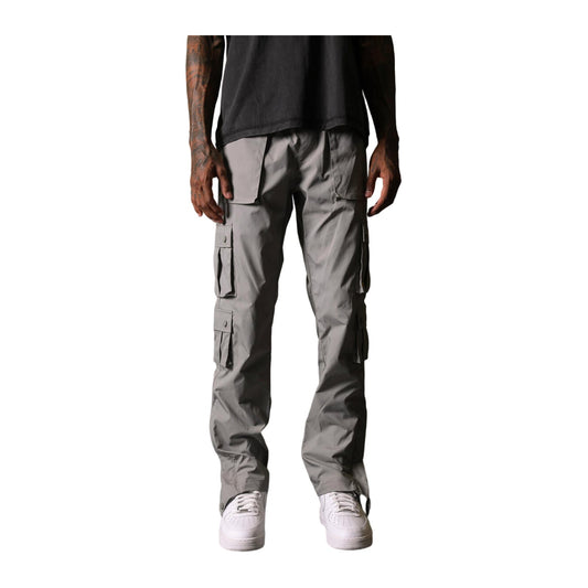 GFTD LA Aston Nylon Pants — Grey — GFTD LA — view 2