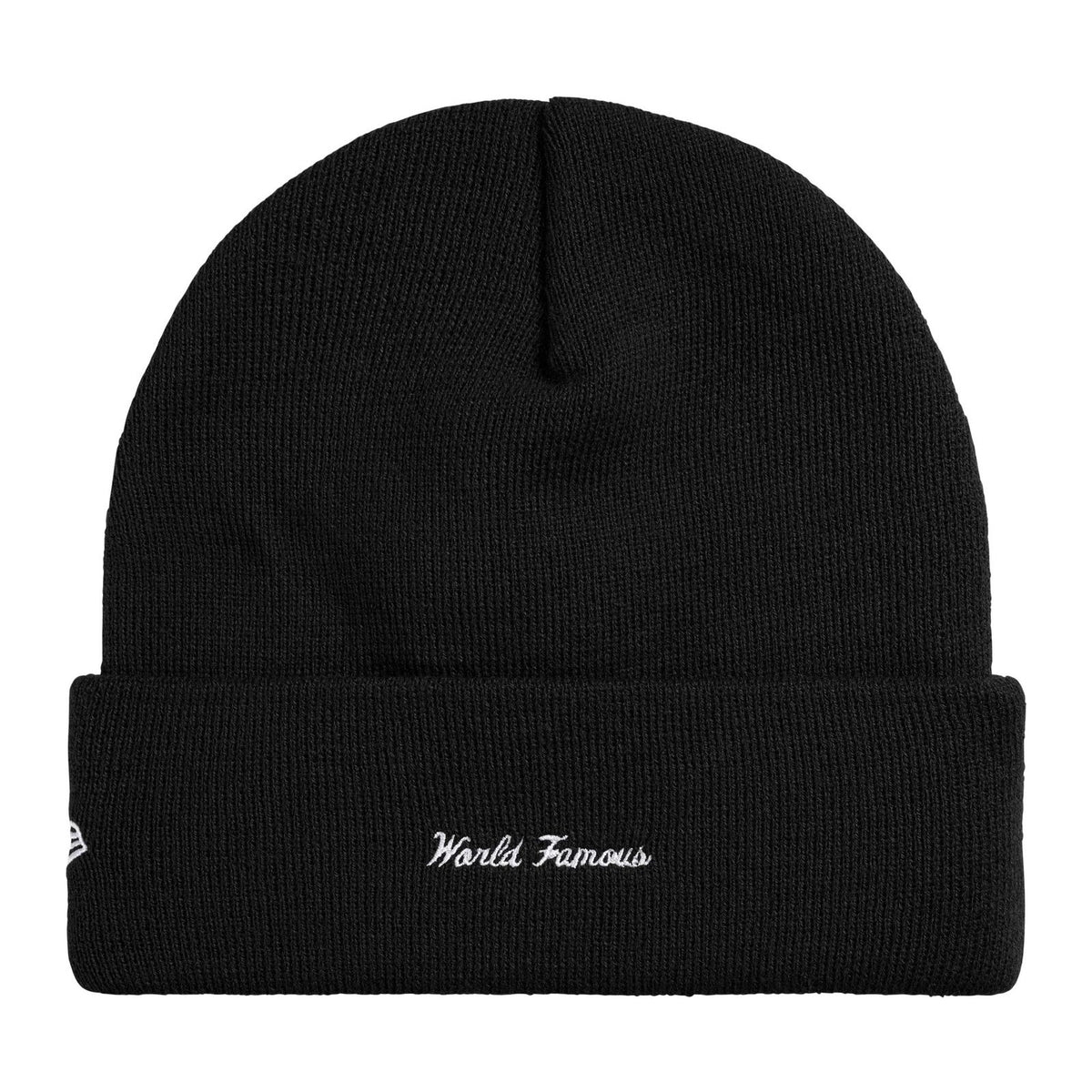 Supreme x New Era Action Beanie — Black — view 2