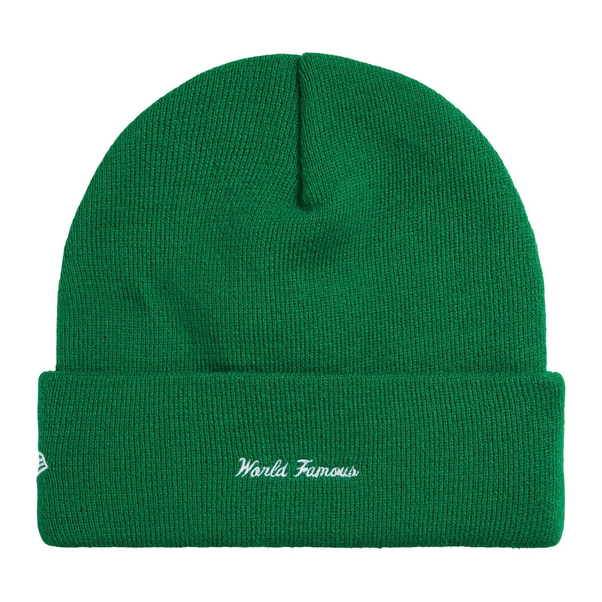 Supreme x New Era Action Beanie — Green — view 2