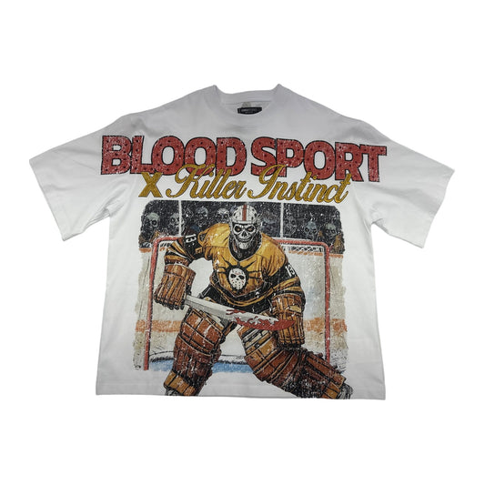 roku studio blood sport tee white