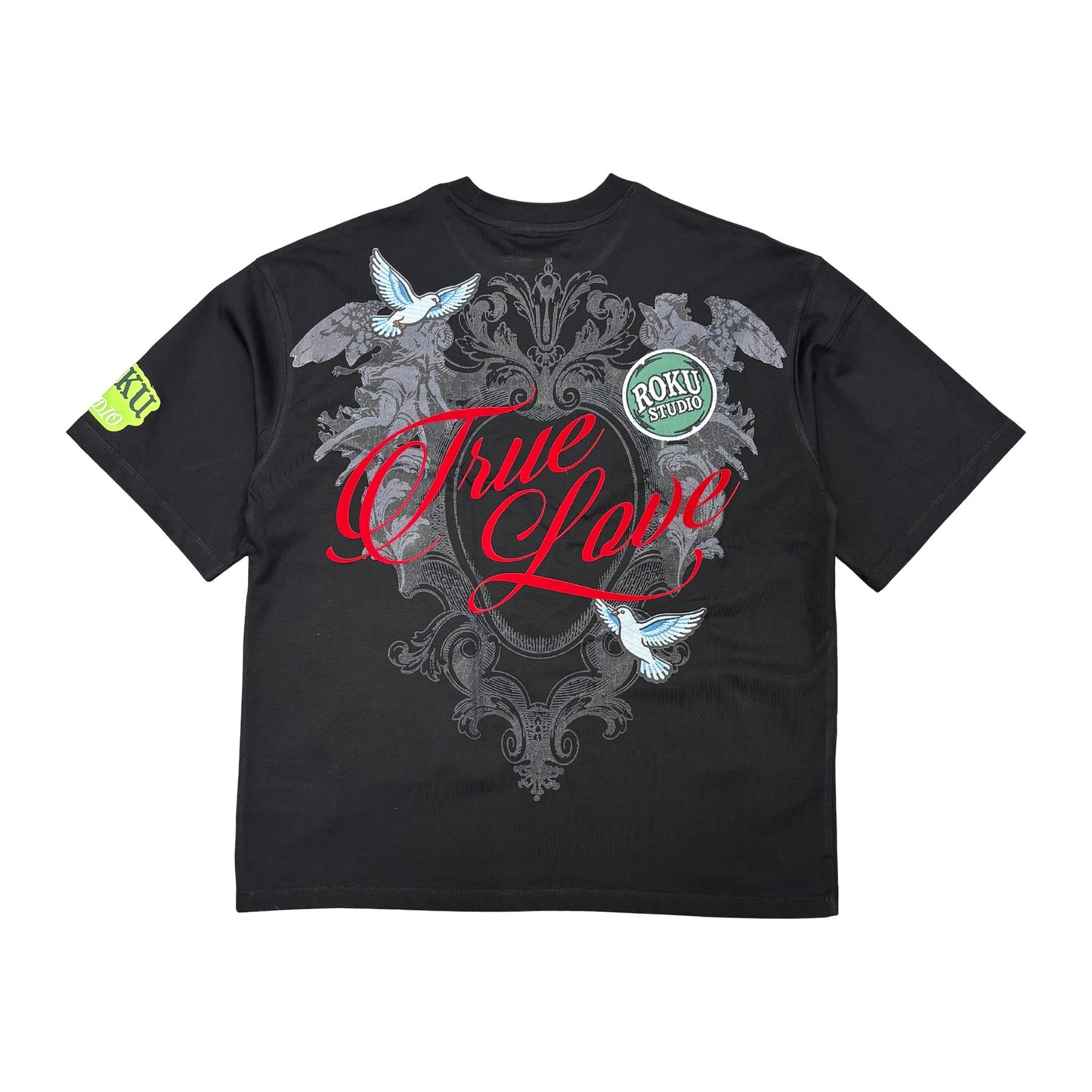 Roku Studio "Endless Love" Patch Tee — Black