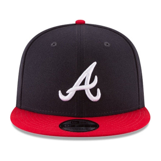 New Era Atlanta Braves 2Tone 9FIFTY Snapback — Navy/Red
