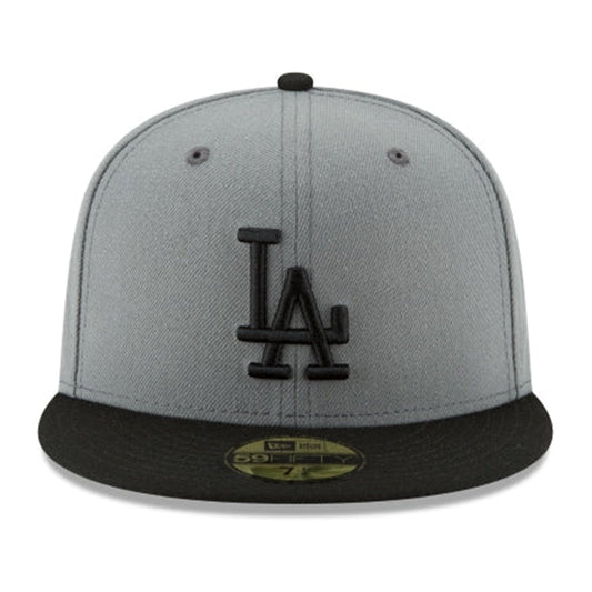 New Era Los Angeles Dodgers 2Tone 59FIFTY Fitted — Black/Grey