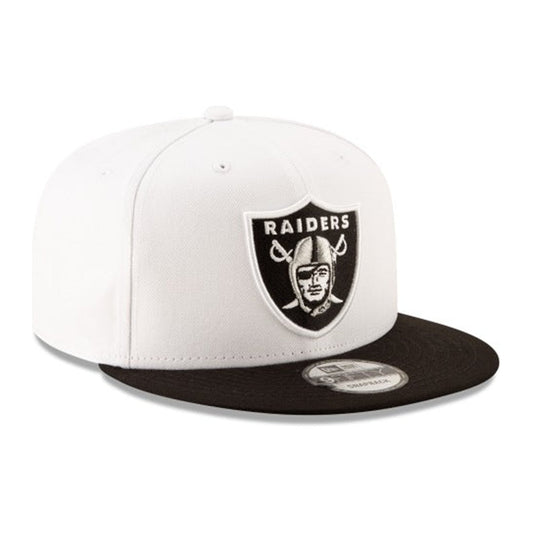 New Era Las Vegas Raiders 2Tone 9FIFTY Snapback — White/Black