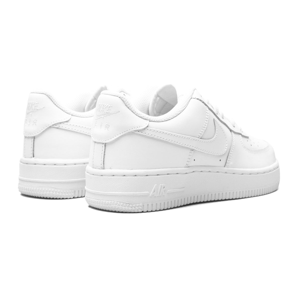Nike Air Force 1 LE (GS) — Triple White — view 3