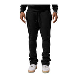 Jordan Craig "Uptown" Stacked Sweatpant — Black