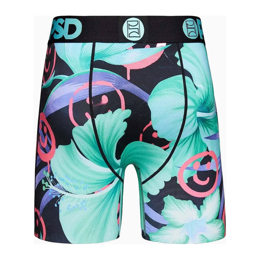 psd smiley floral boxer brief