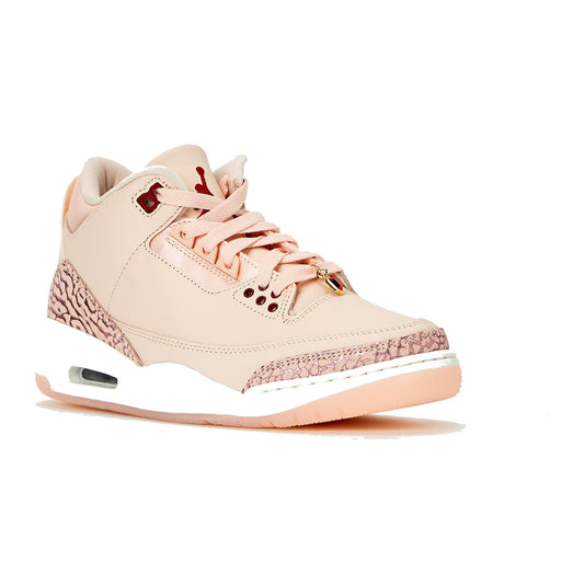 Nike Women's Air Jordan 3 Retro Vday Washed Coral/Gym Red-Sail