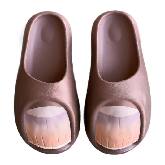 Bravest Studios x Canyaon Toe Slides — Brown — view 2