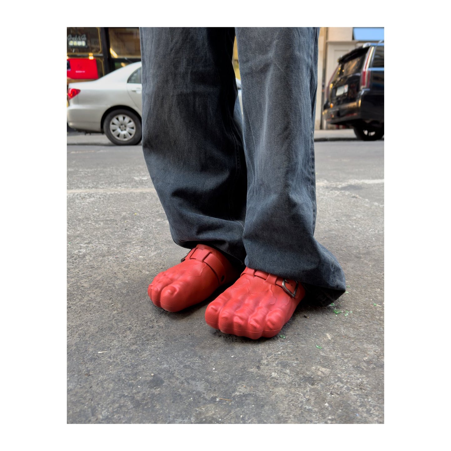 Bravest Studios Foot Clog — Red