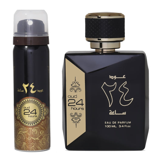 Ard Al Zaafaran Oud 24 Hours Eau de Parfum Gift Set — 100ml