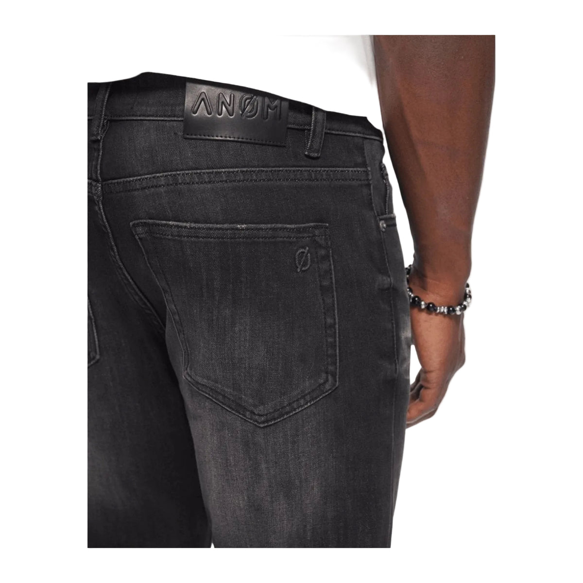 ANOM 360 Skinny Jean — Black Wash — view 6