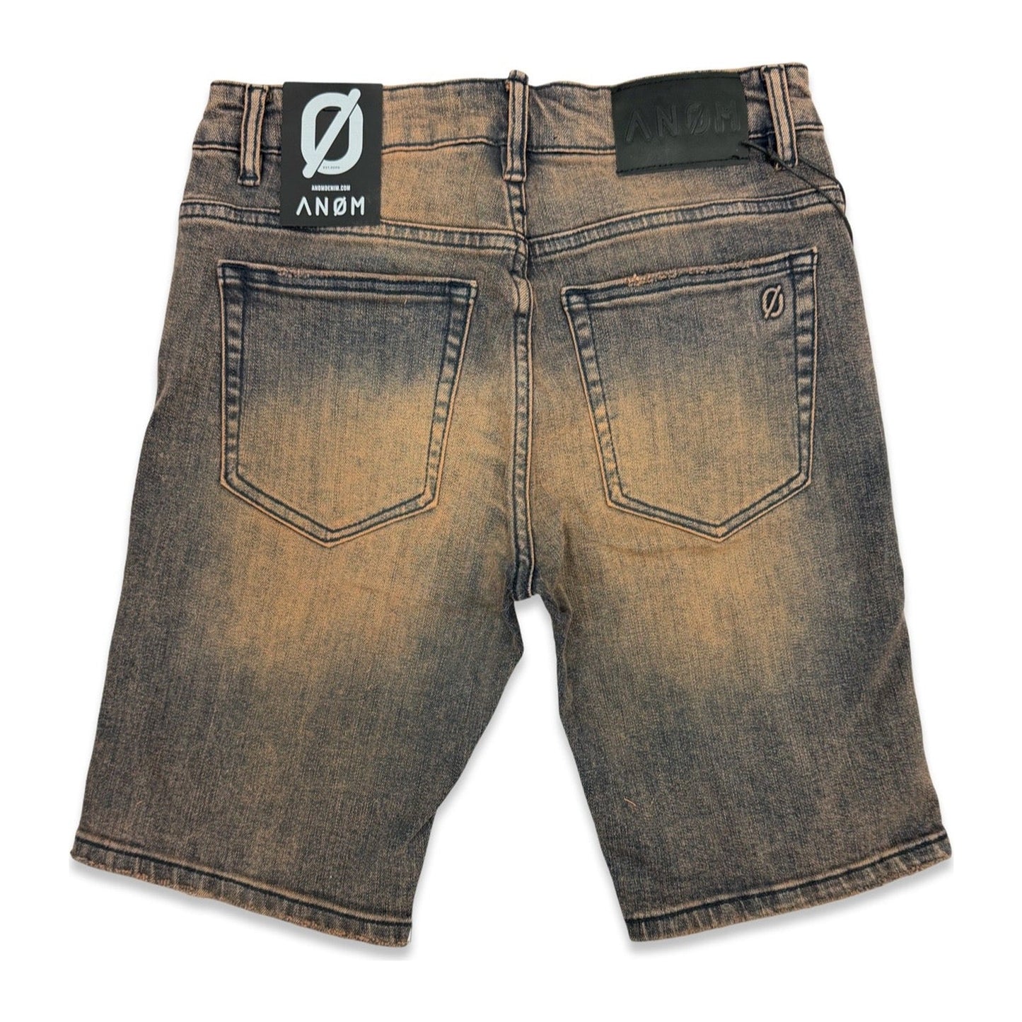 ANOM Ghost Denim Short Mid Vintage Blue - back