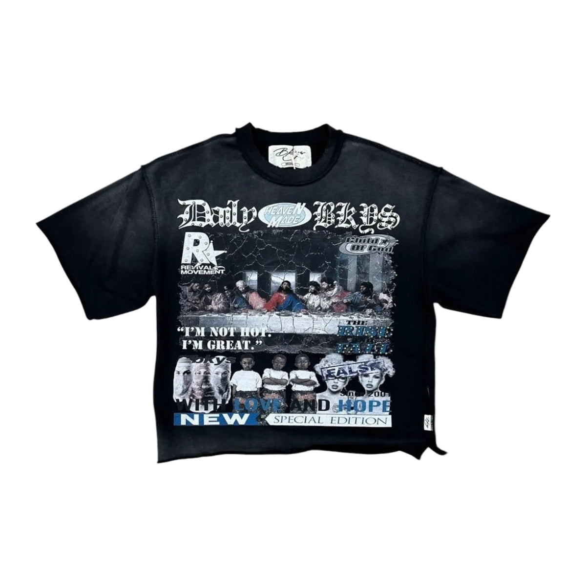 BKYS "Daily" French Terry Tee — Black