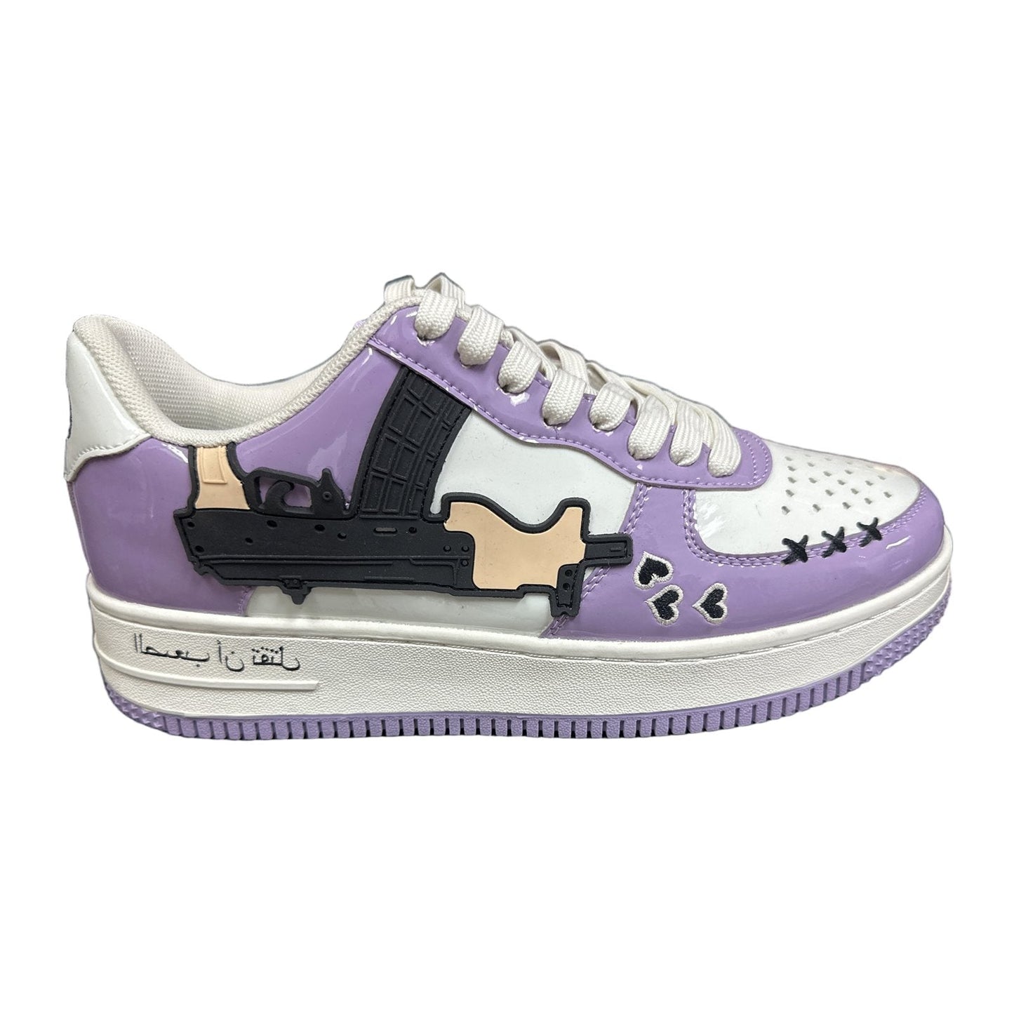 love kills purgers sneaker purple