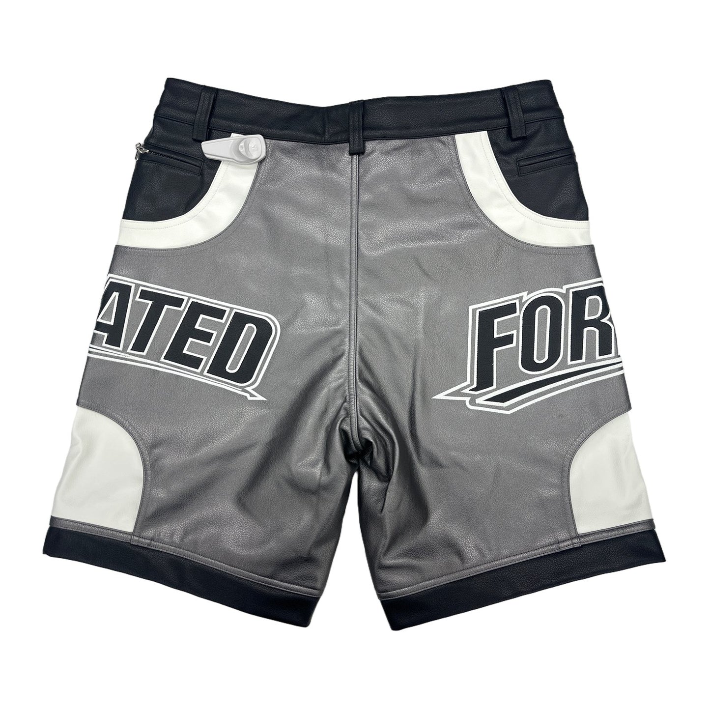 forever situated nylon shorts silver