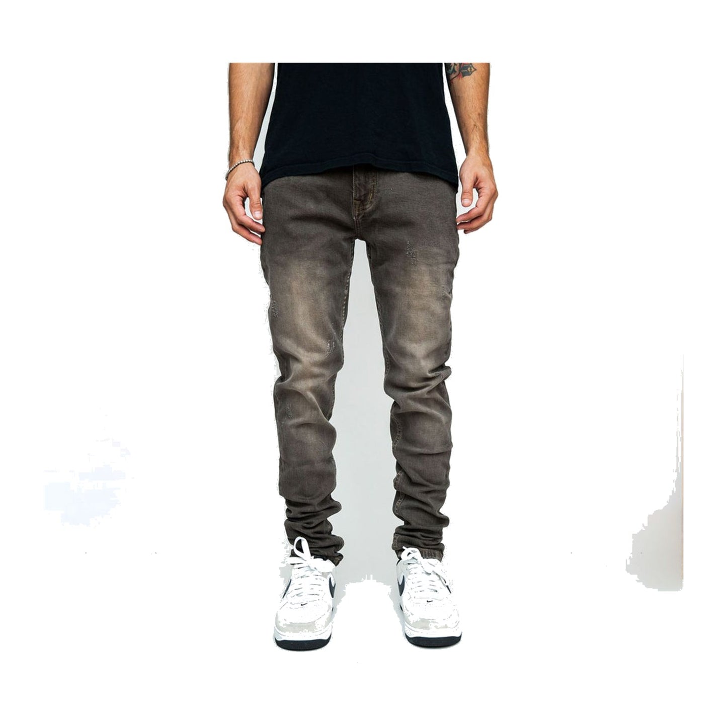 Pali Denim "Desert" Jean — Brown Acid Wash