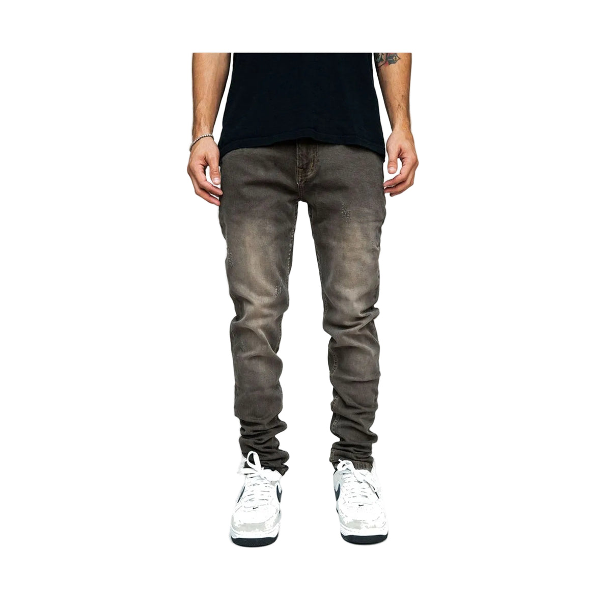 Pali Denim "Desert" Jean — Brown Acid Wash