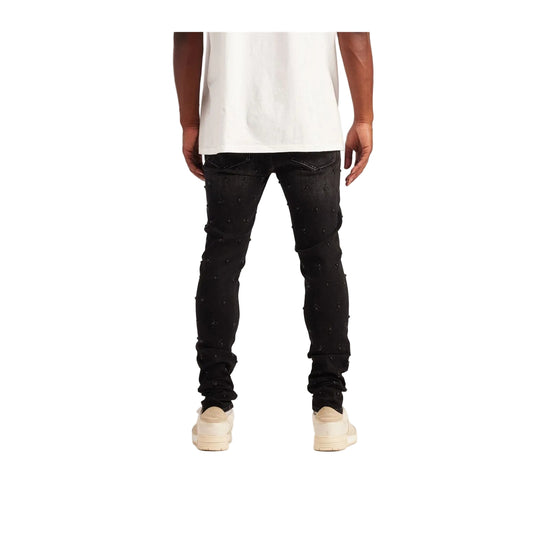 Embellish "Cygnus" Skinny Jean — Washed Black, view 2