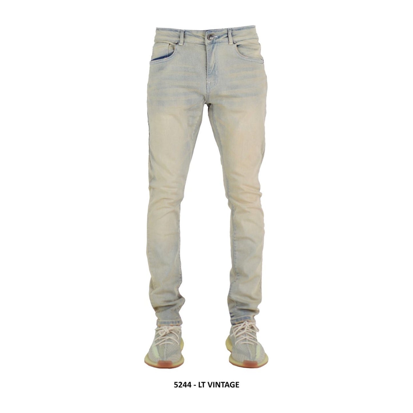 Focus 5244C Premium Clean Slim Denim — Black Wash, view 2