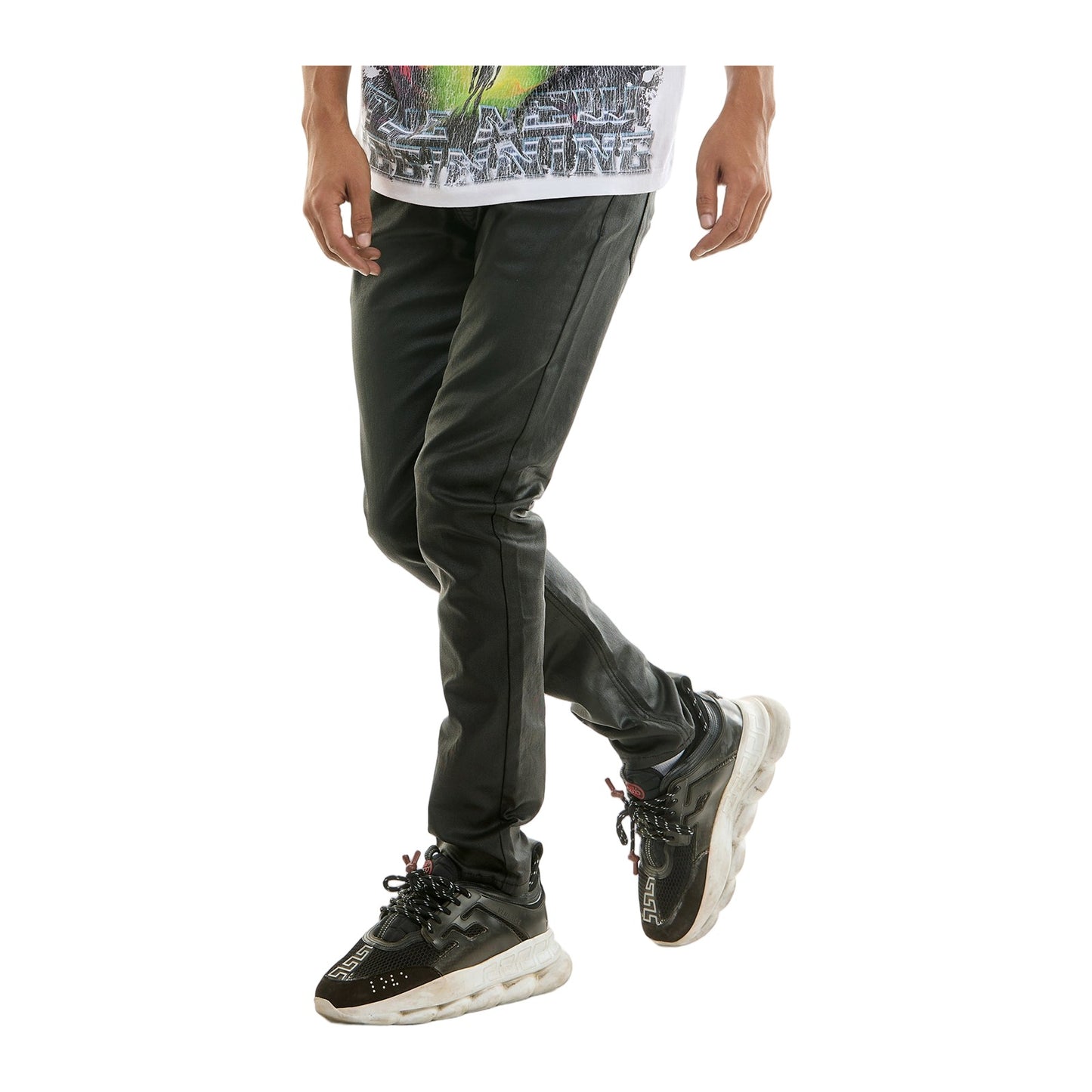 KDNK Everyday Wax Skinny Pant — Black