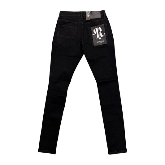 Ransom London Jet Black Denim, view 2