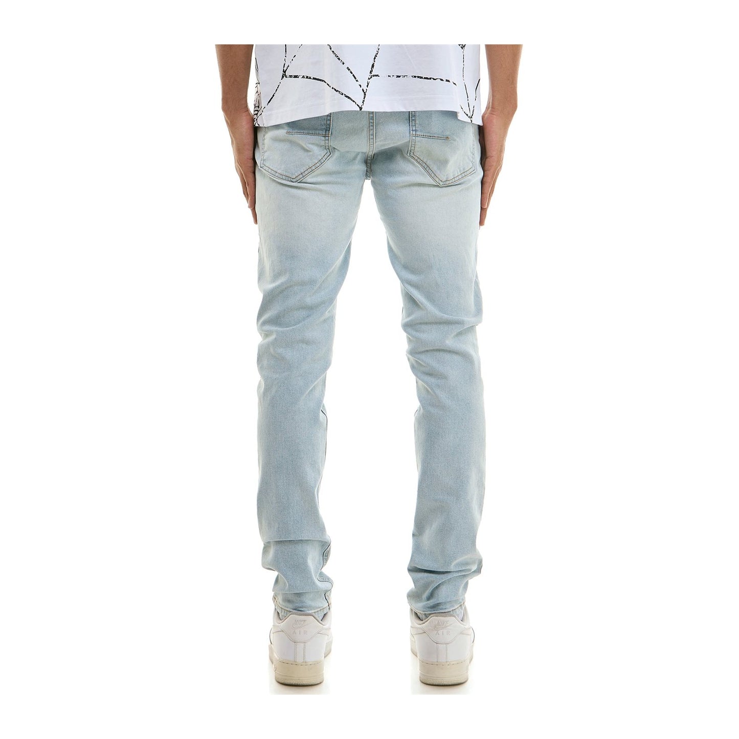 KDNK SK103 Everyday Skinny Jean — Light Blue, view 3