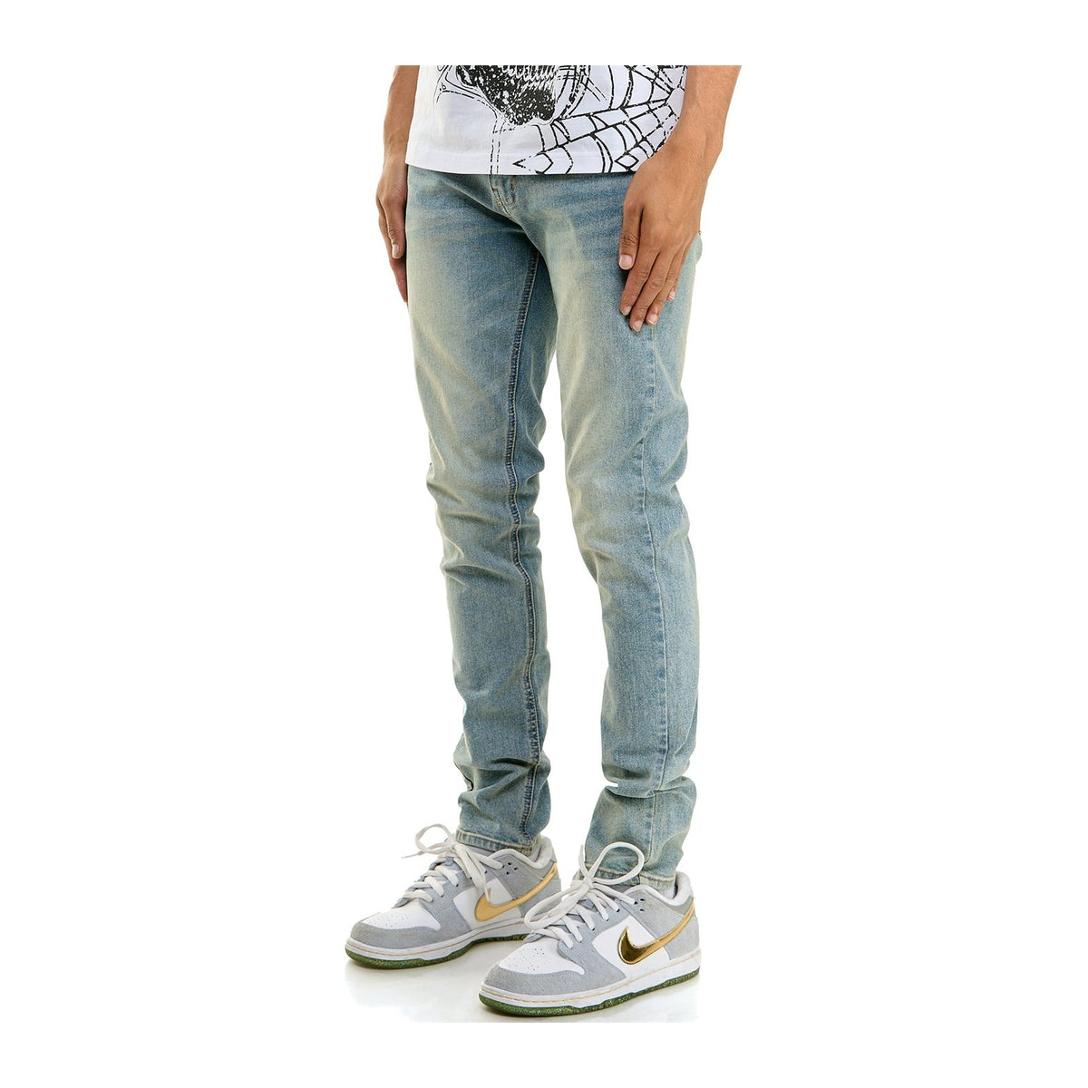 KDNK SK103 Everyday Skinny Jean — Blue — view 4