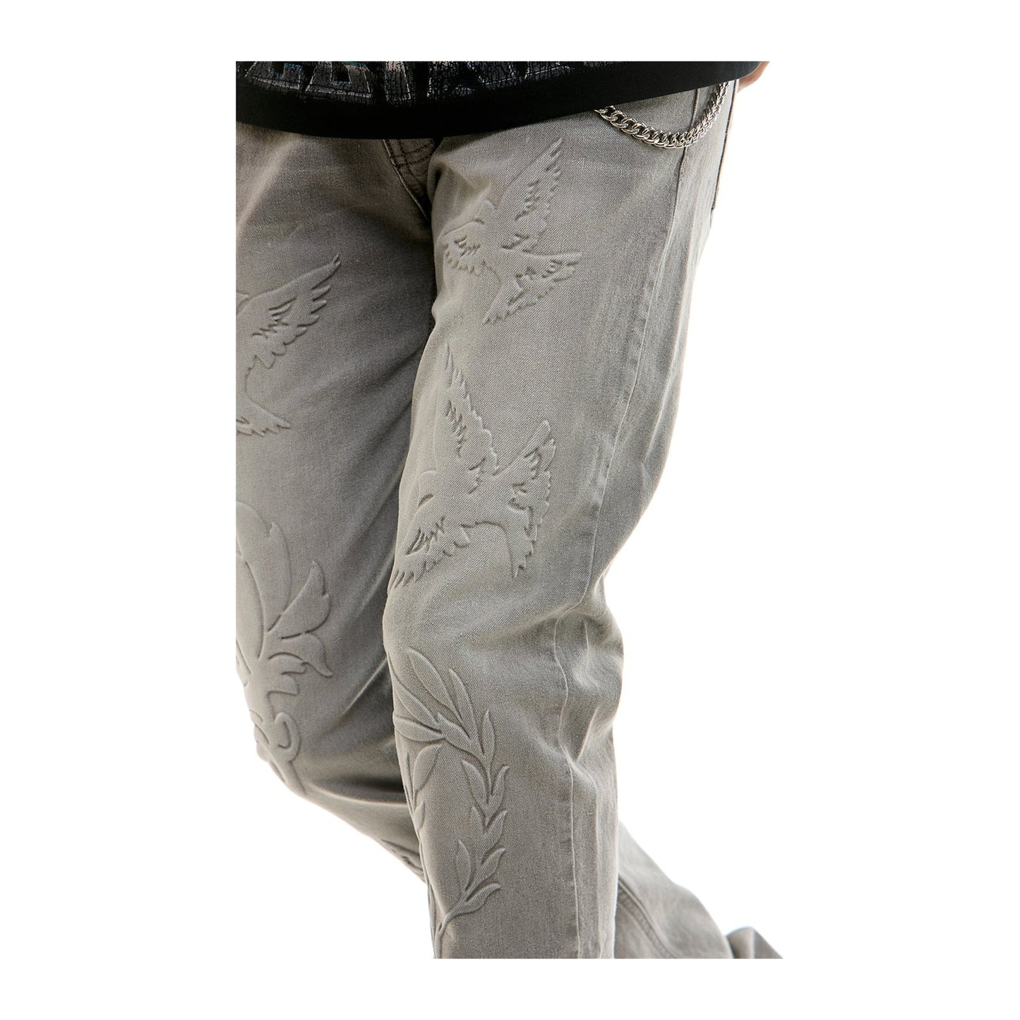 KDNK Peace of Mind Skinny Jean — Grey