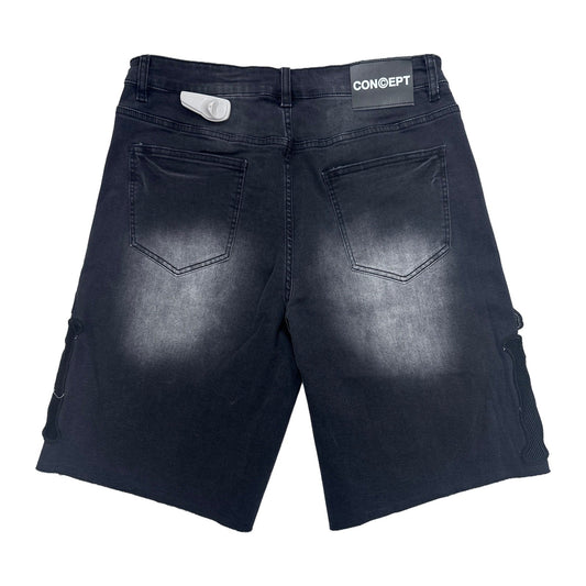 Concept LA "Monroe" Jorts — Black Wash