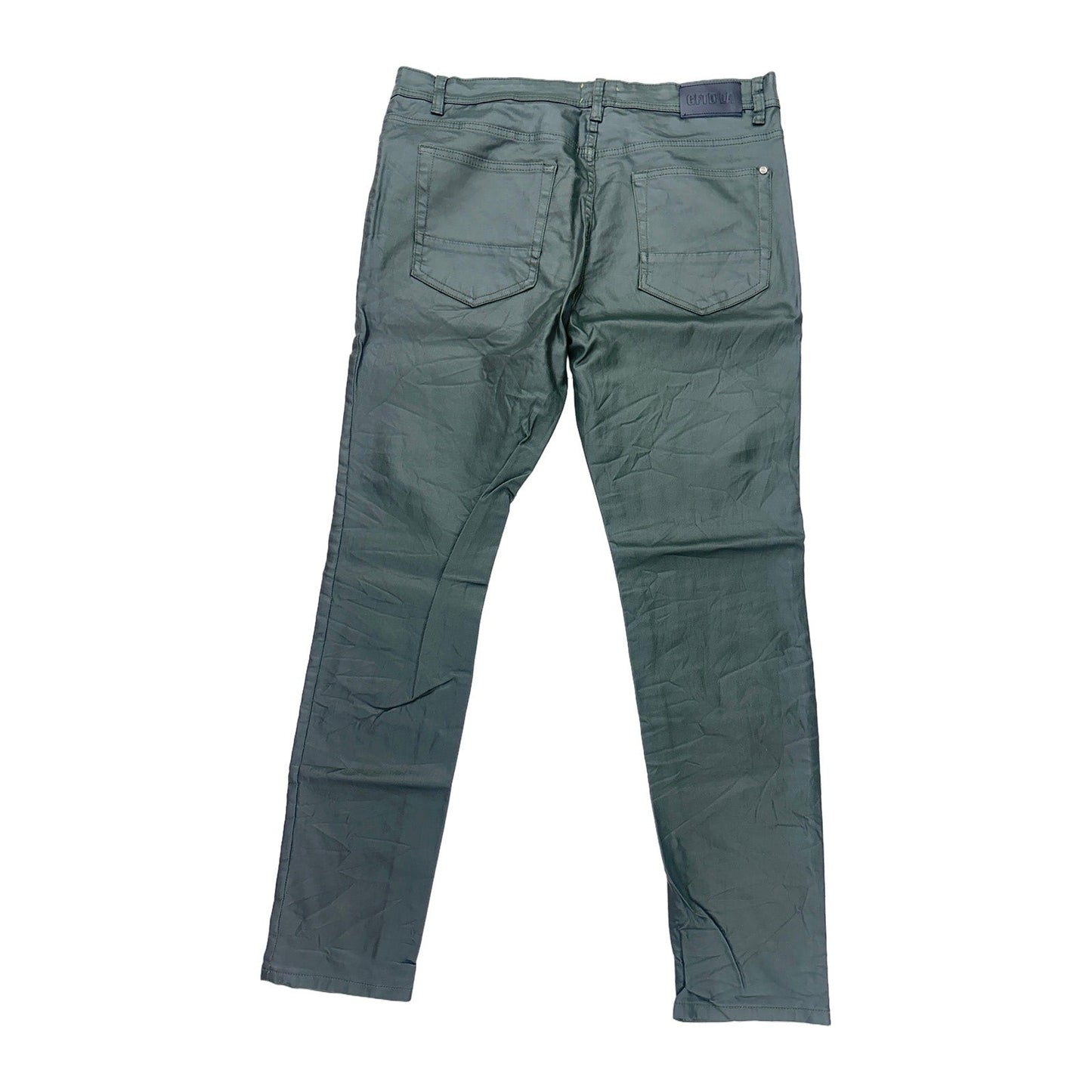 GFTD LA Vanta Denim — Olive Coated