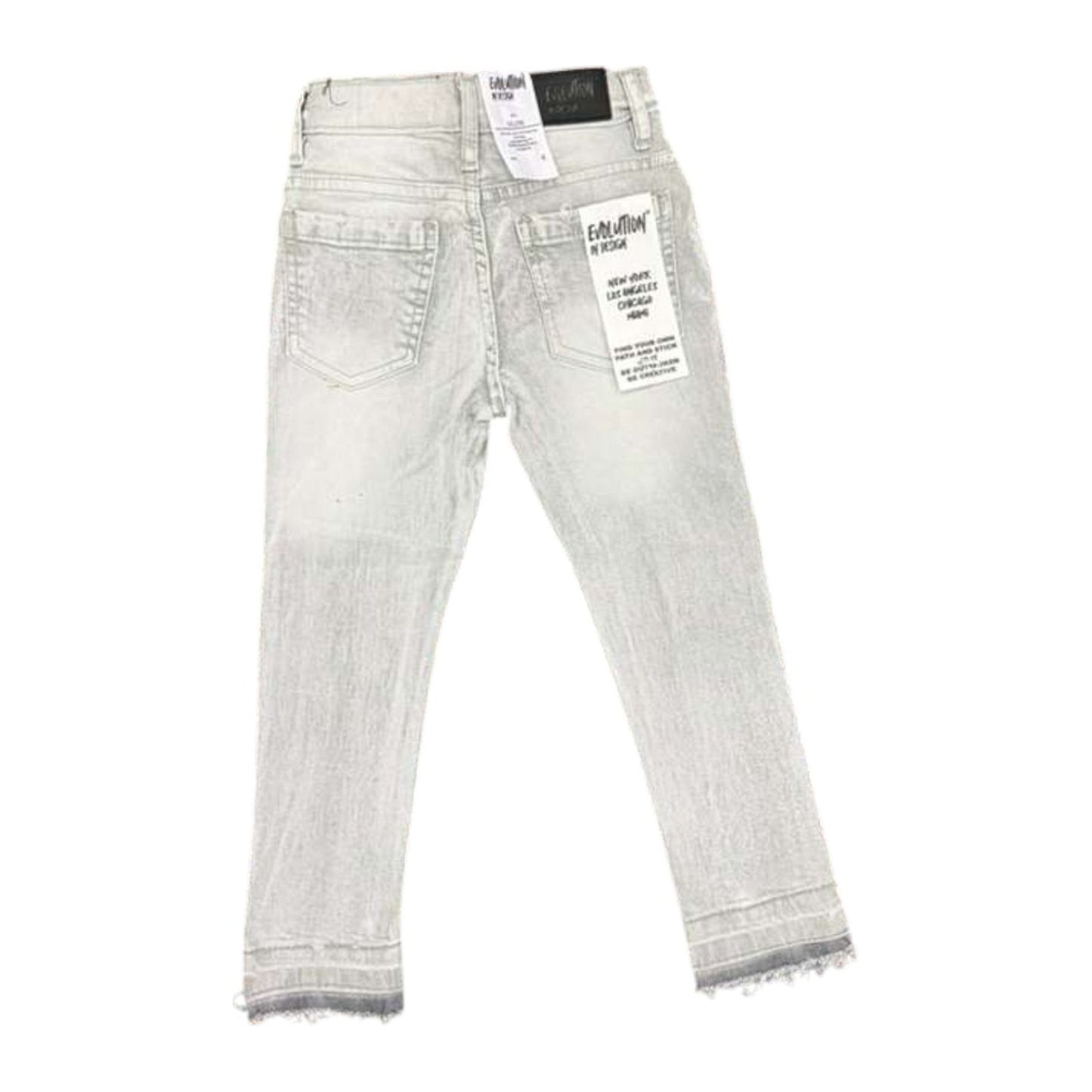 Evolution in Design Boys' Mended Slim Jean — Grey, view 2