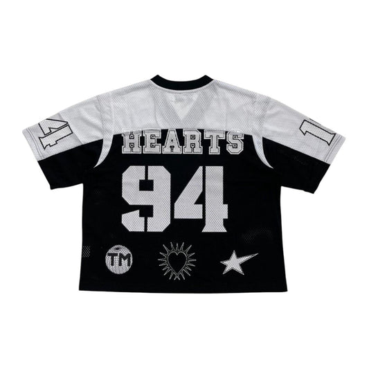 Shattered Hearts "Shattered 94 Champions" Mesh Jersey — Black/White