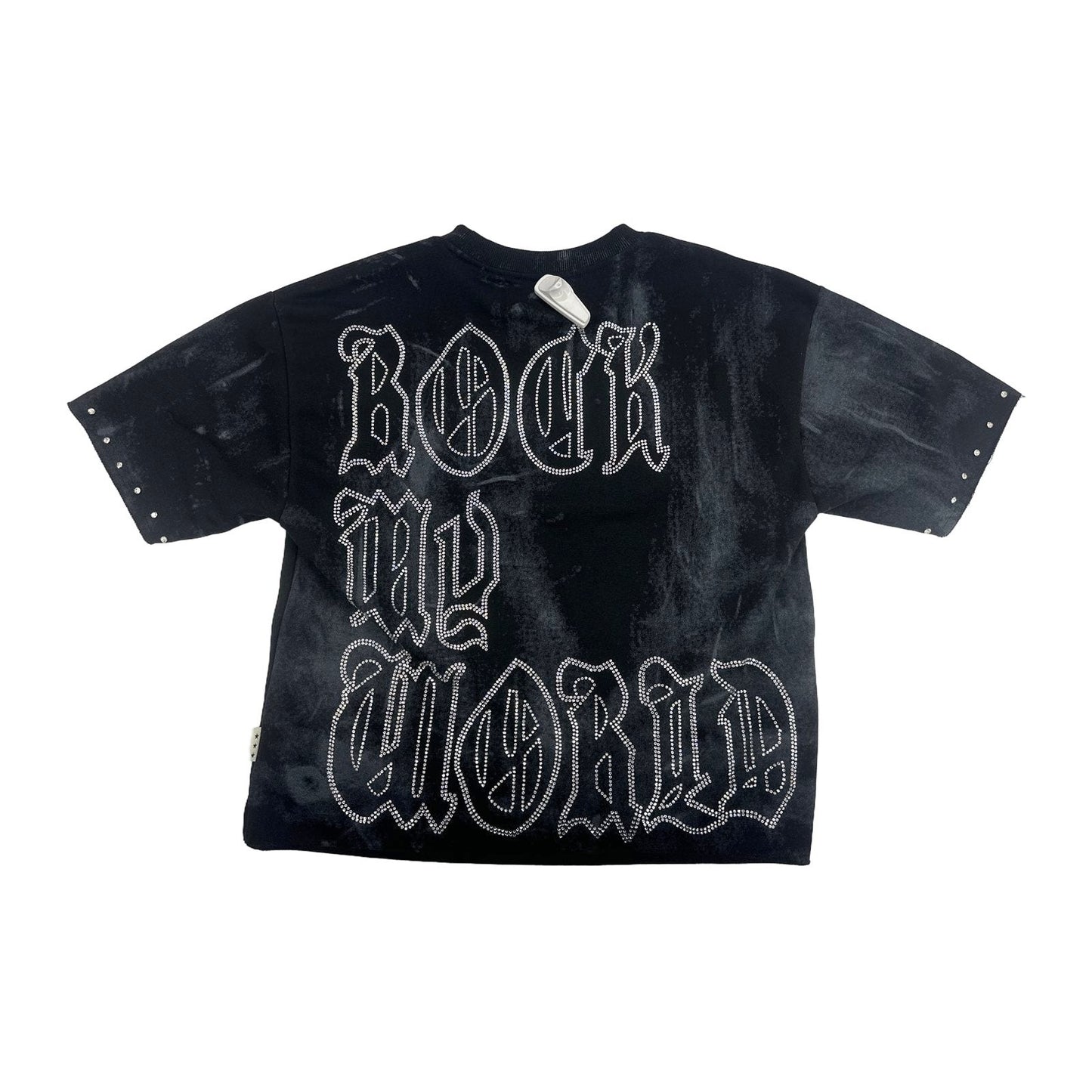 BKYS "Rock My World" Skeleton Tee — Black Wash