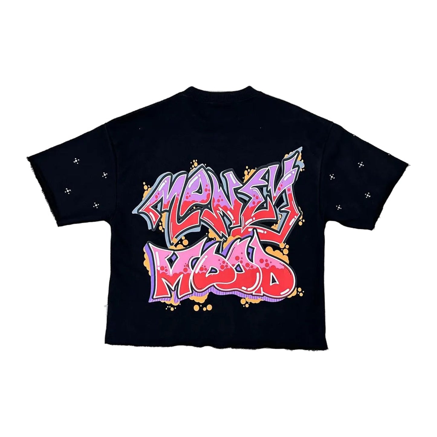 BKYS "Money Mood" Graffiti Photo Tee — Black