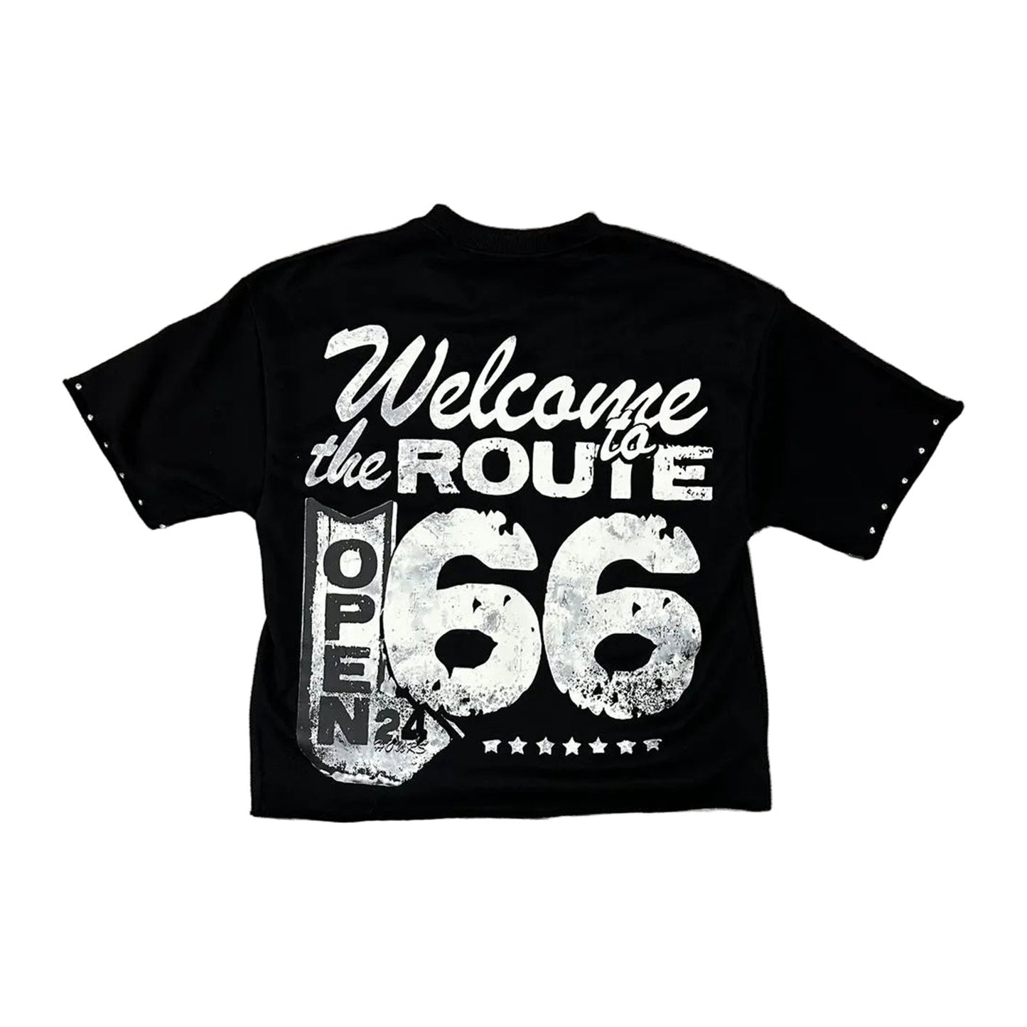 BKYS "Ice Cold" Rhinestone Tee - Black