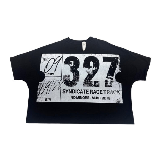 Syndicate "Narcan" Race Track Tee — Black