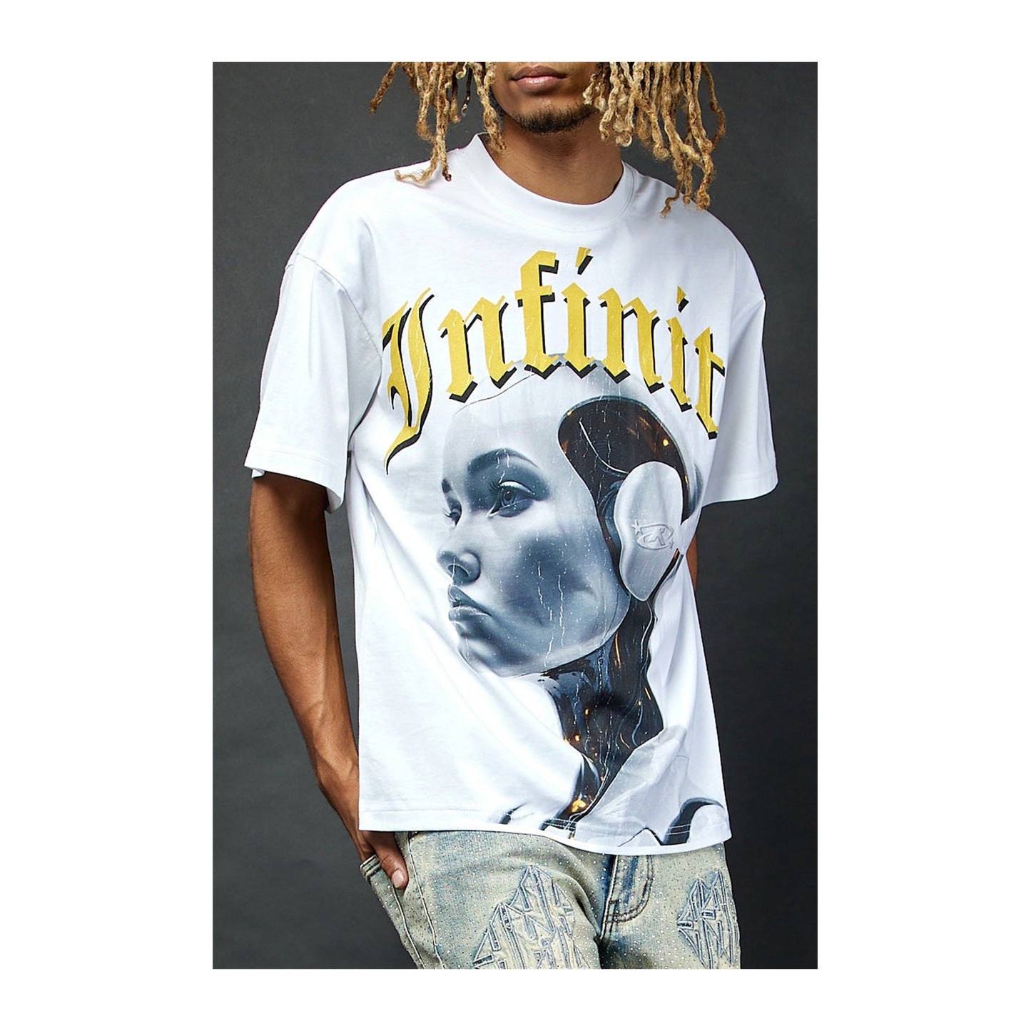 KDNK "Infinite" Tee — White