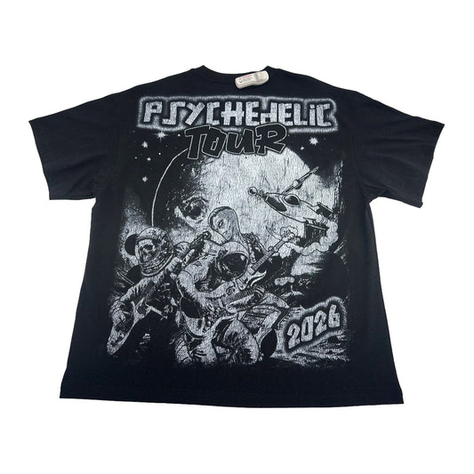 KDNK "Psychedelic Tour 2026" Astronaut Tee — Black