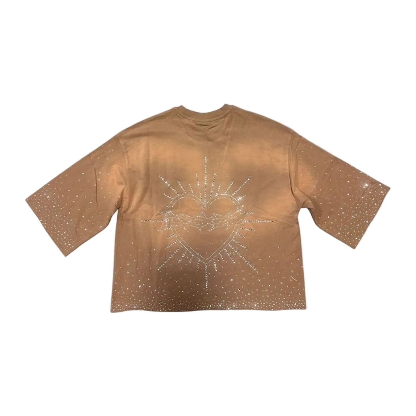 Syndicate "Paris" Rhinestone Tee - Brown