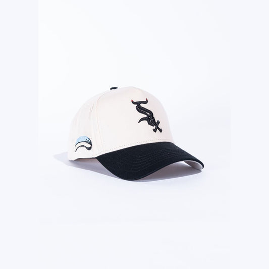 Reference Bullsox Cream/Black snapback hat