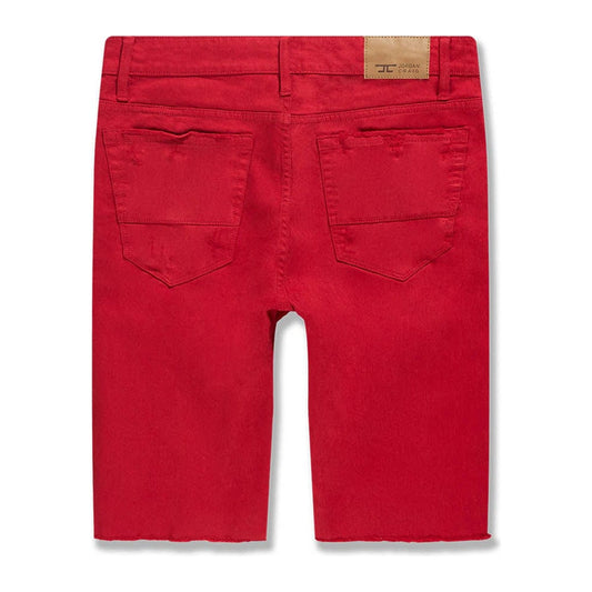 Jordan Craig "OG Tulsa" Twill Short — Red — Jordan Craig — view 2