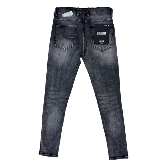 kdnk knd4946 m grey skinny