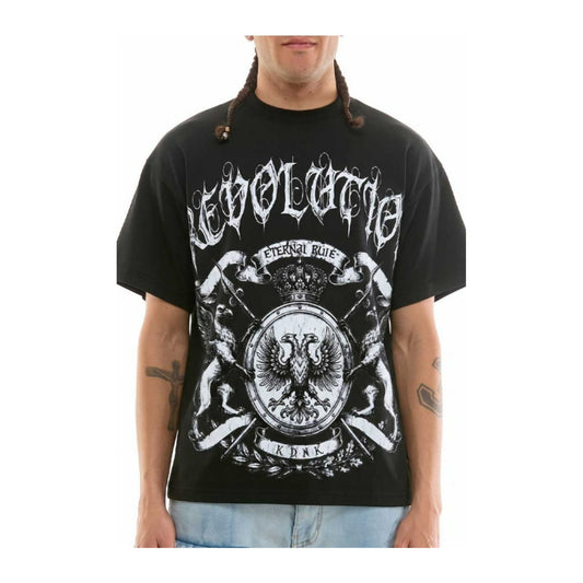 KDNK "Revolution" Crest Tee — Black — KDNK — view 2